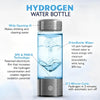 Easy-to-use hydrogen water bottle being refilled with fresh water